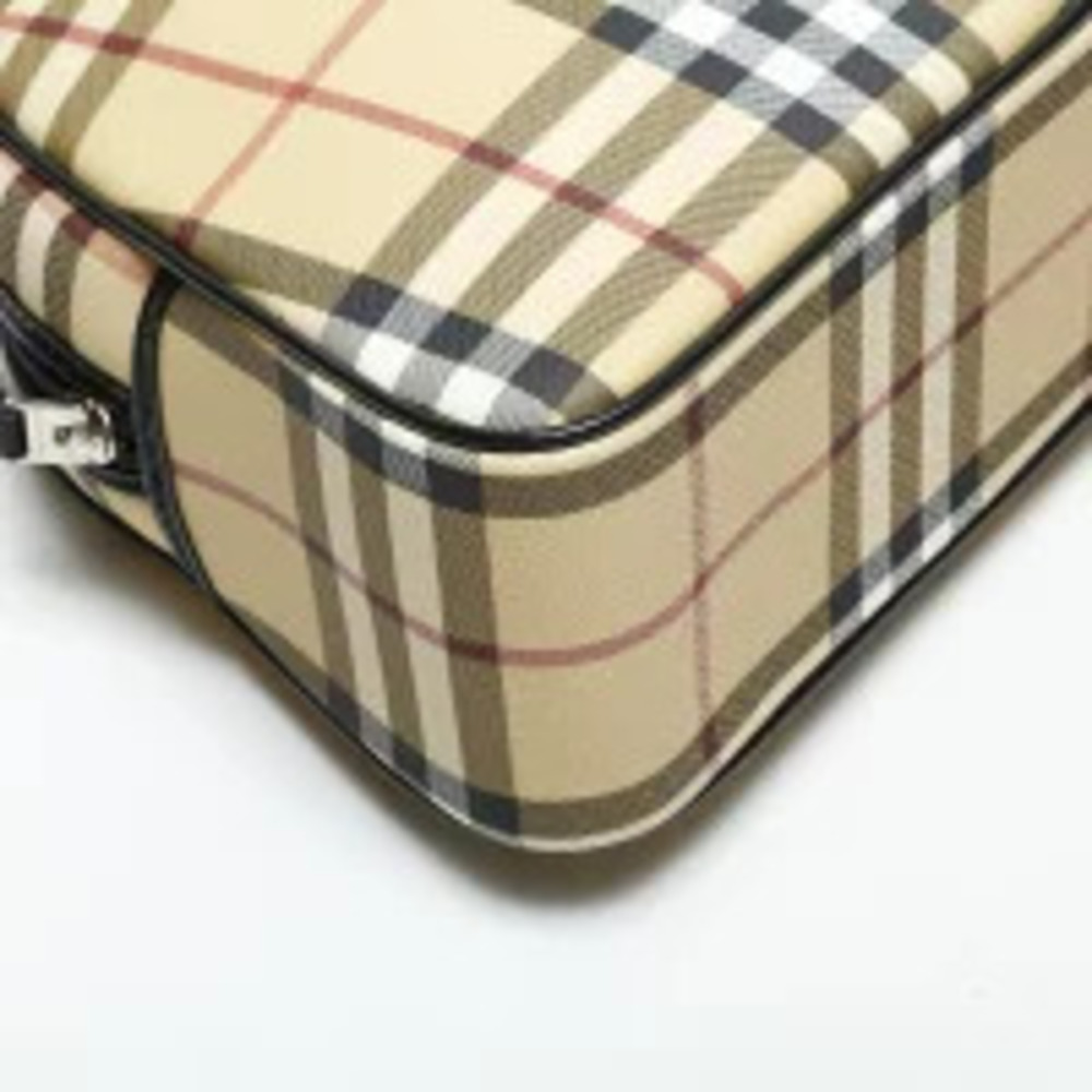 Burberry Nova Check Bowling Bag Handbag Beige - Picture 6 of 13